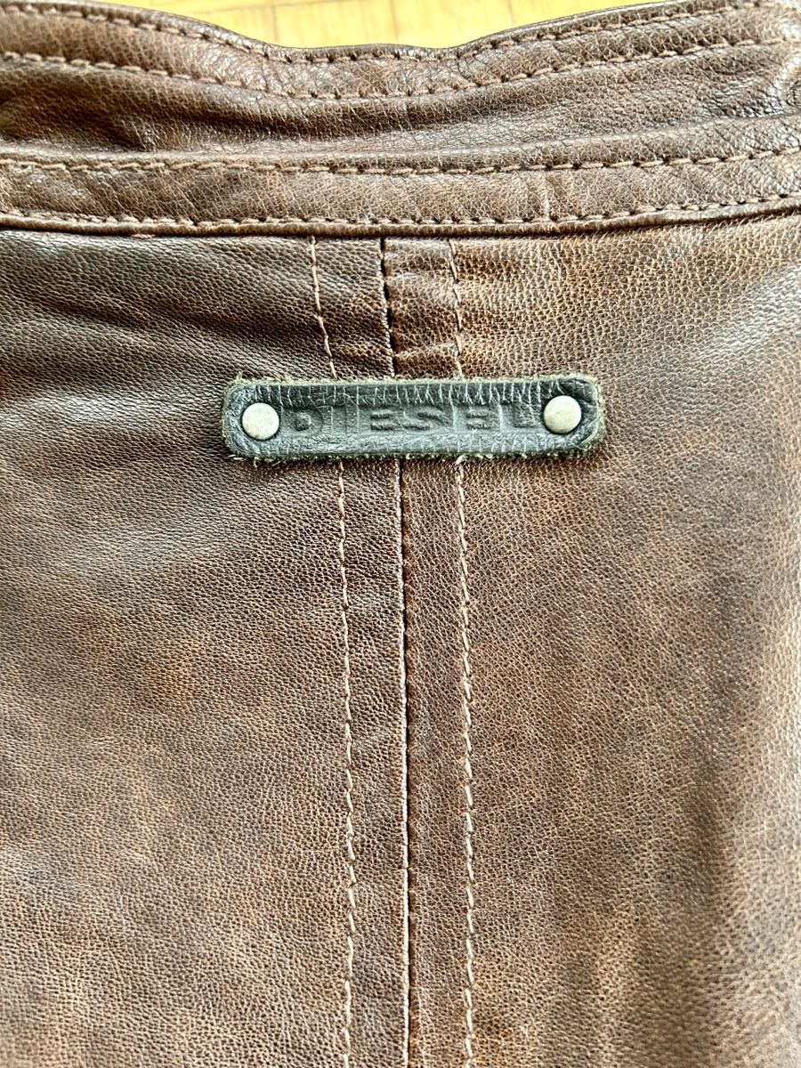 Diesel Jacken: Original Diesel Lederjacke braun 100% Schafsleder – Gebraucht aus Kreuzlingen von jthover 4