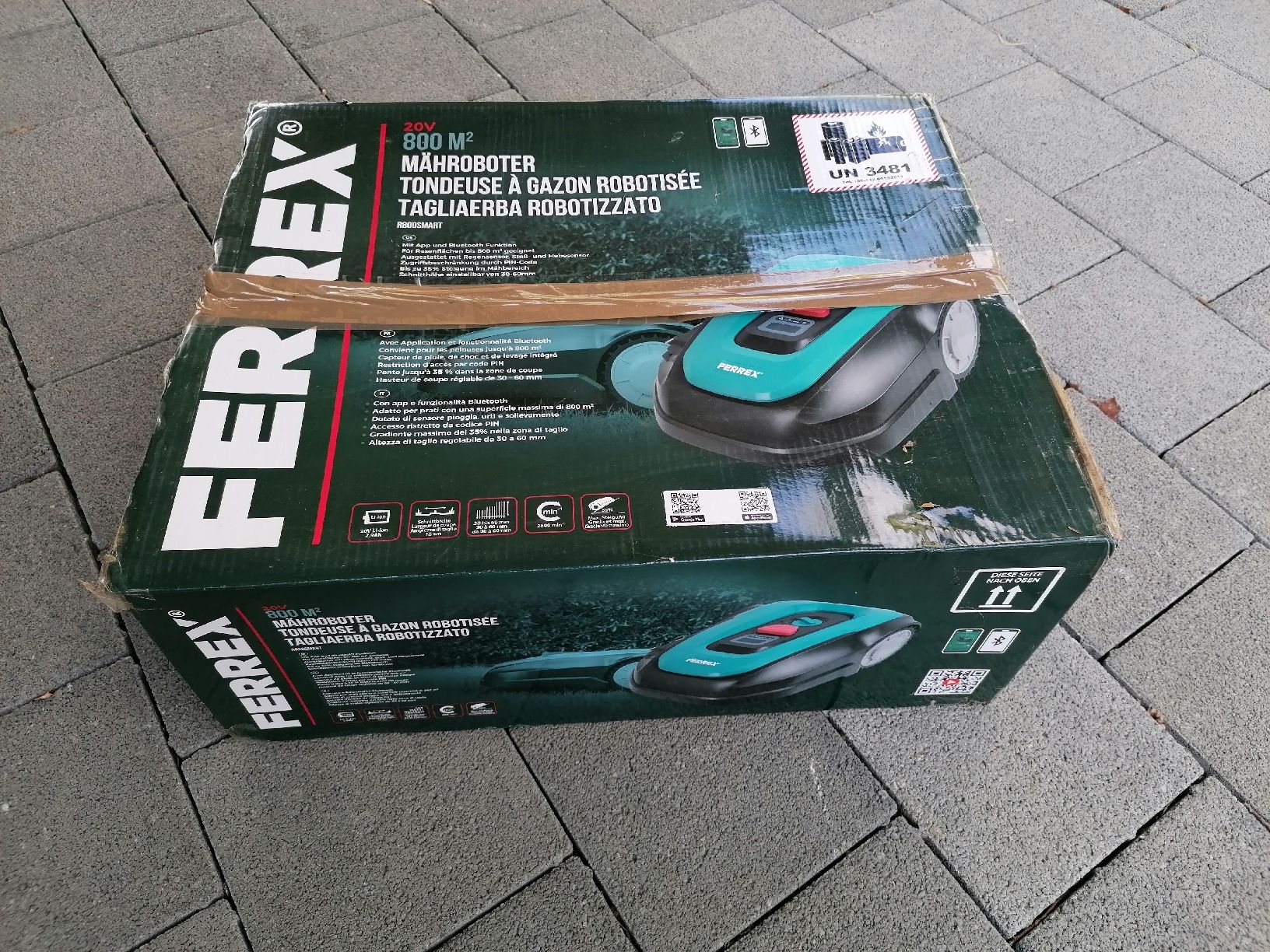 Tondeuses à gazon: FERREX Mähroboter Rasenmäher – D'occasion à Egolzwil par mobiledeluxe 1