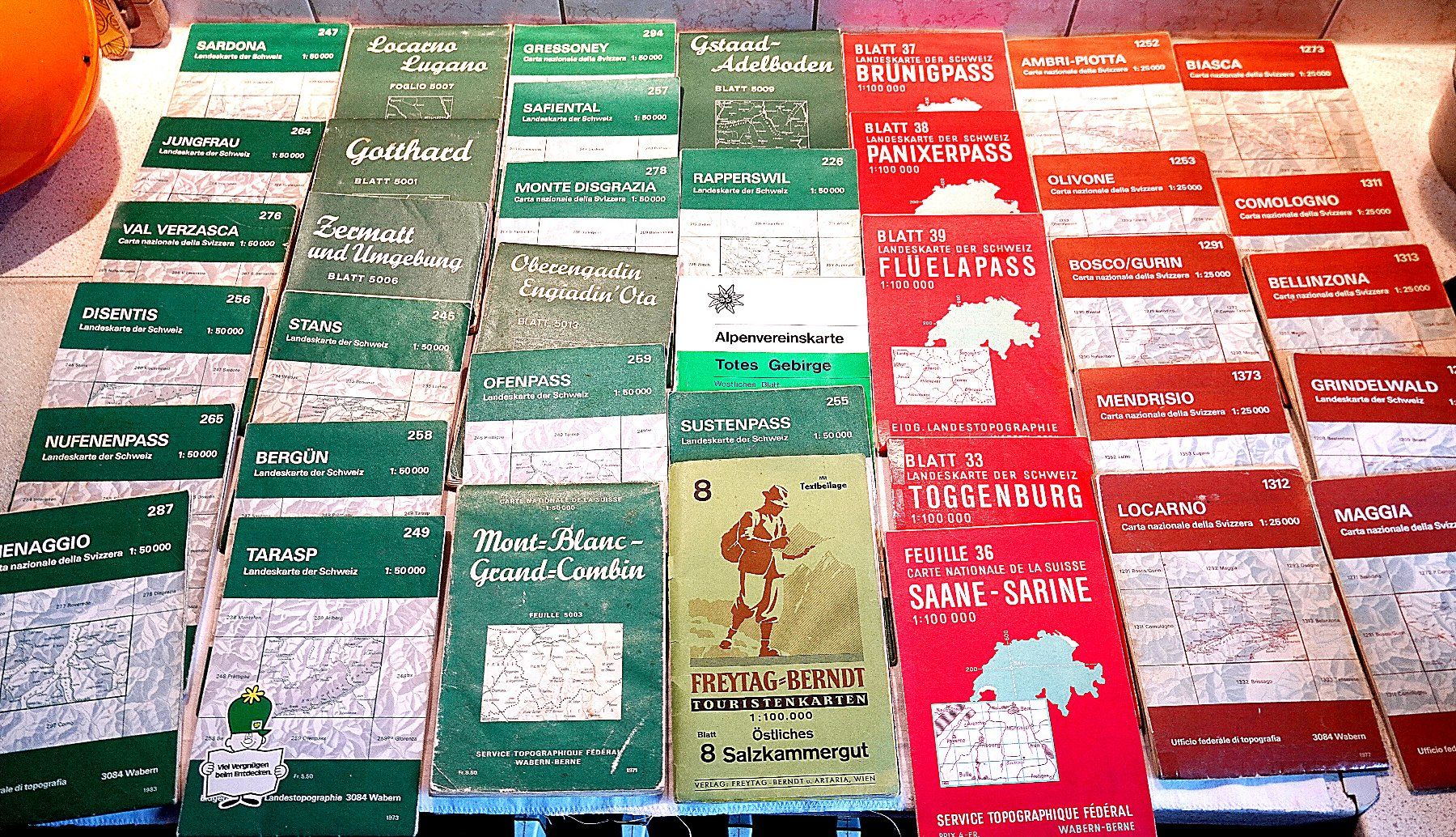 Landkarten & Atlanten: Wanderkarten, Geografischekarten, Sammlung – Gebraucht aus Baar von 2cvbaar 5