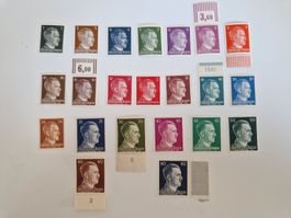 Deutsches Reich Adolf Hitler Briefmarken Set postfrisch