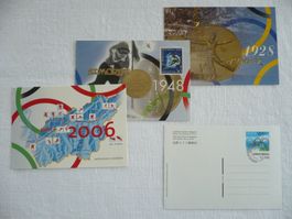 1998 Swiss Post in Nagano - 3 Bildpostkarten