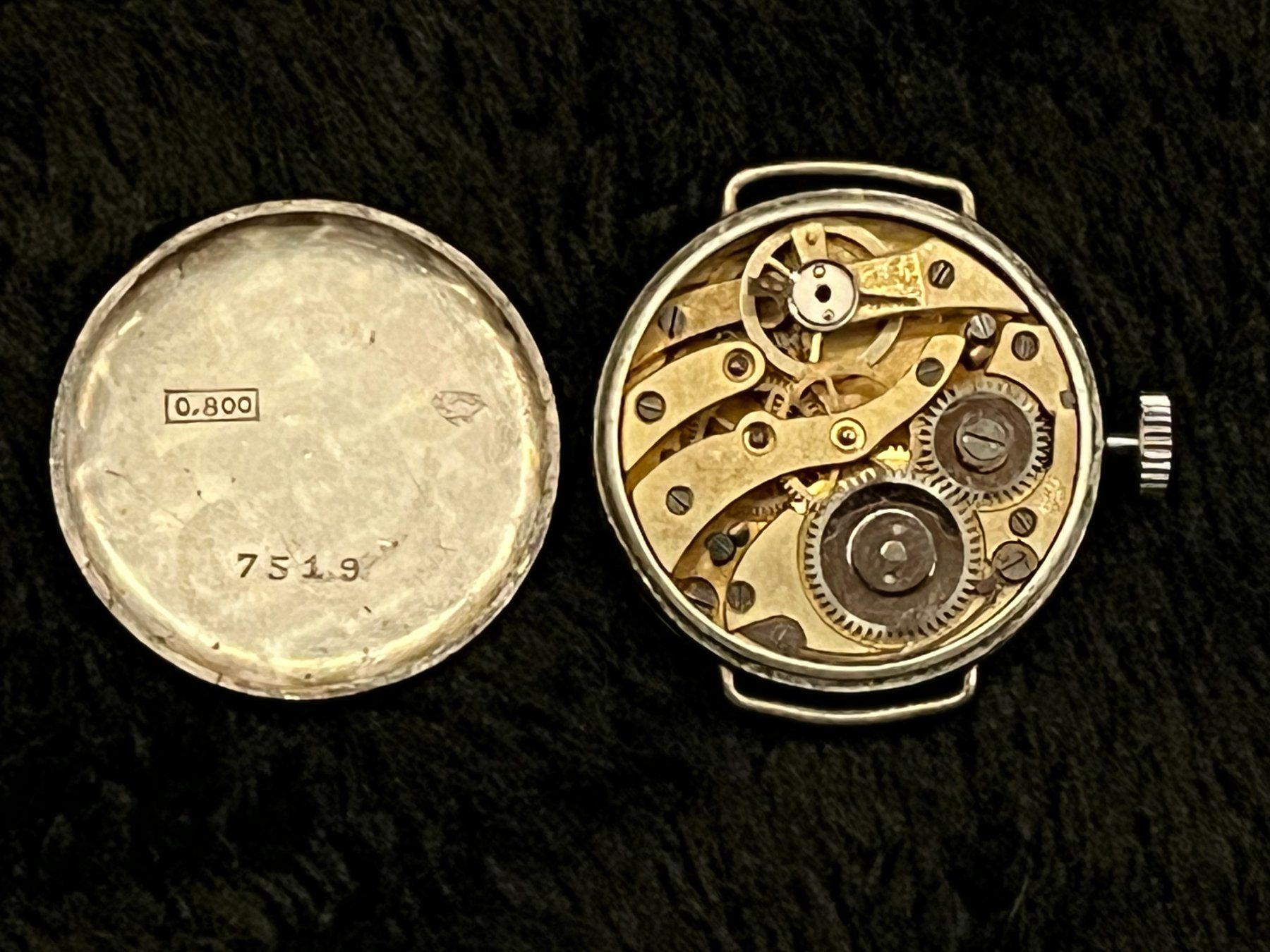 Orologi: Uhr Silber 800 – Usato da Bettwiesen venduto da wicking27 2