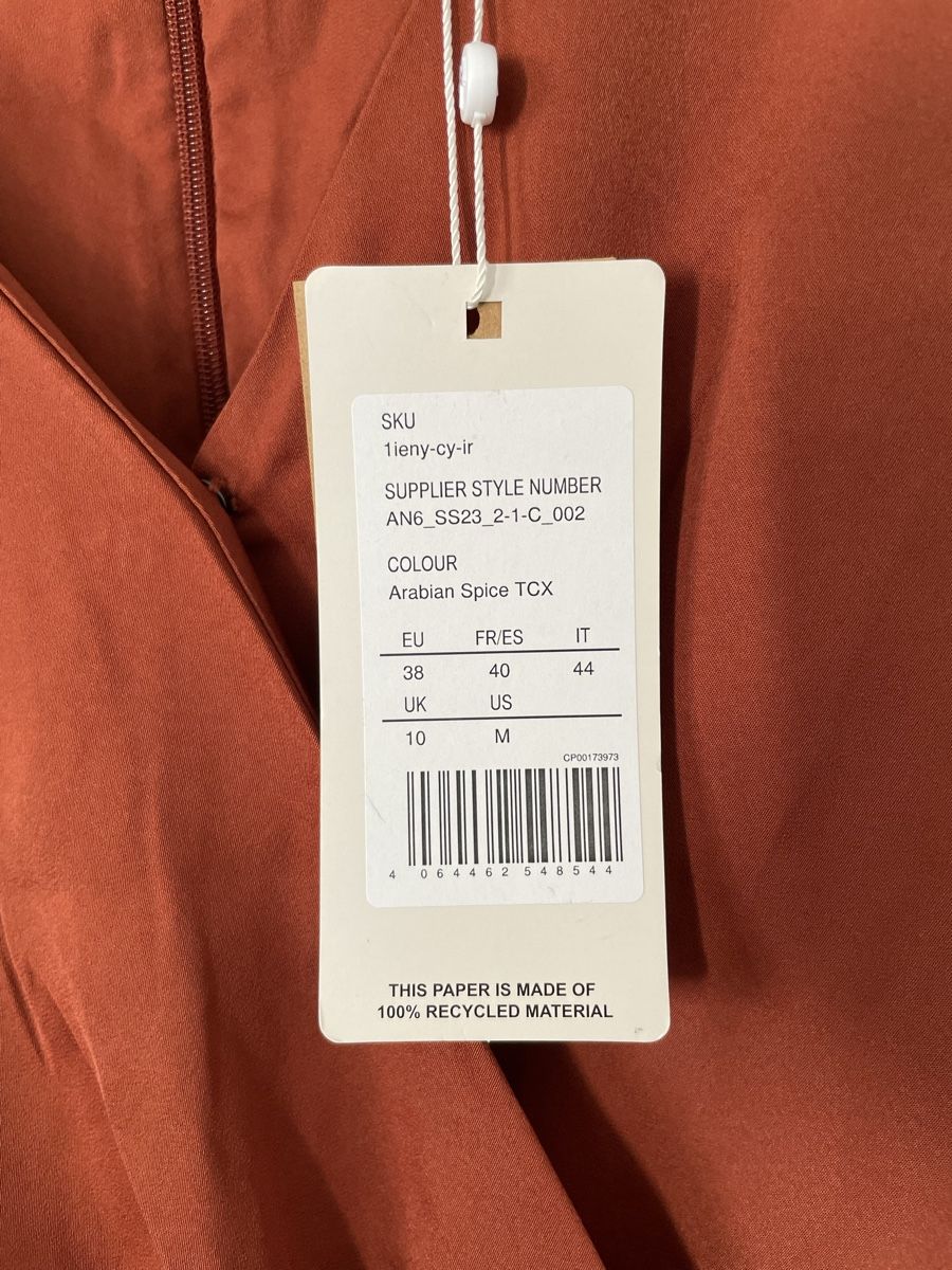 Anna Field Vestiti: Neues Kleid in Rostrot, Grösse M – Nuovo e nell'imballaggio originale da Zürich venduto da ElaLeonEla 2