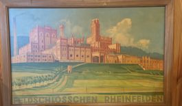 Bild Feldschloesschen Rheinfelden gerahmt gebraucht