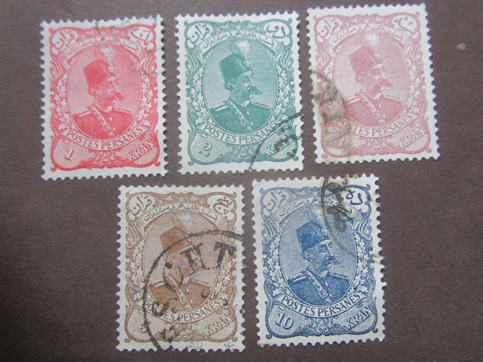 Tutti i francobolli: Iran   1899 – Usato da Dürnten venduto da tu5bo9