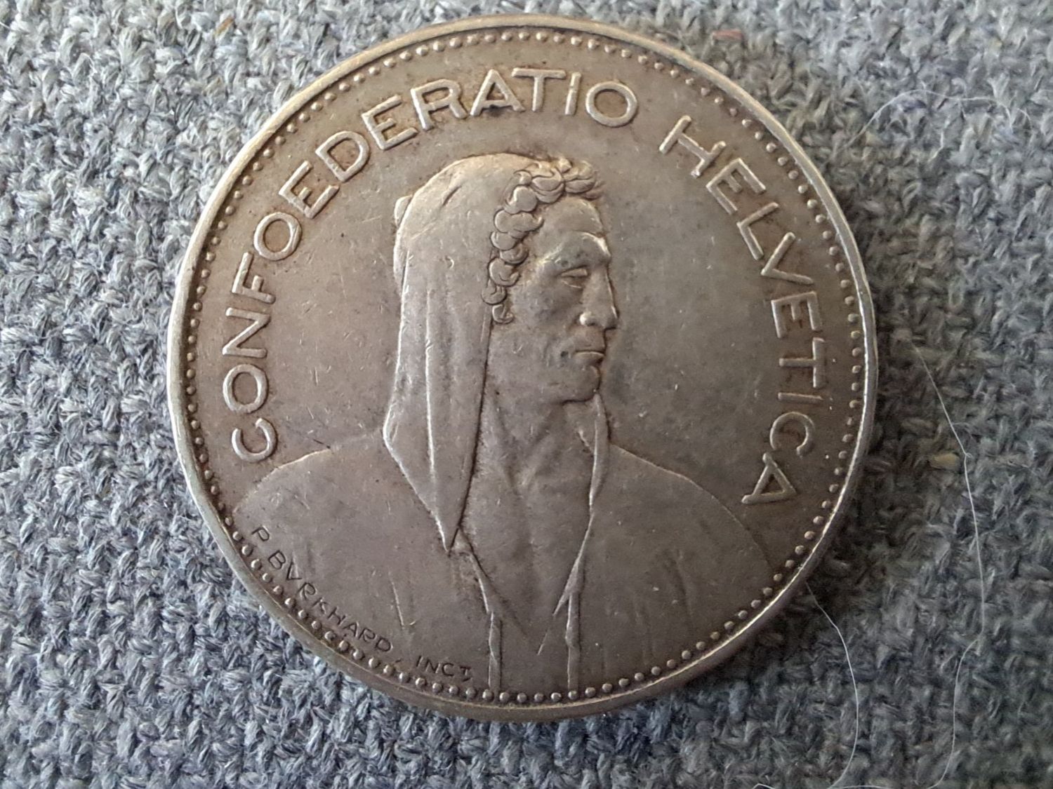 Toutes les monnaies: Pièce 5 francs 1935 – D'occasion à LAUSANNE par KWEW 1