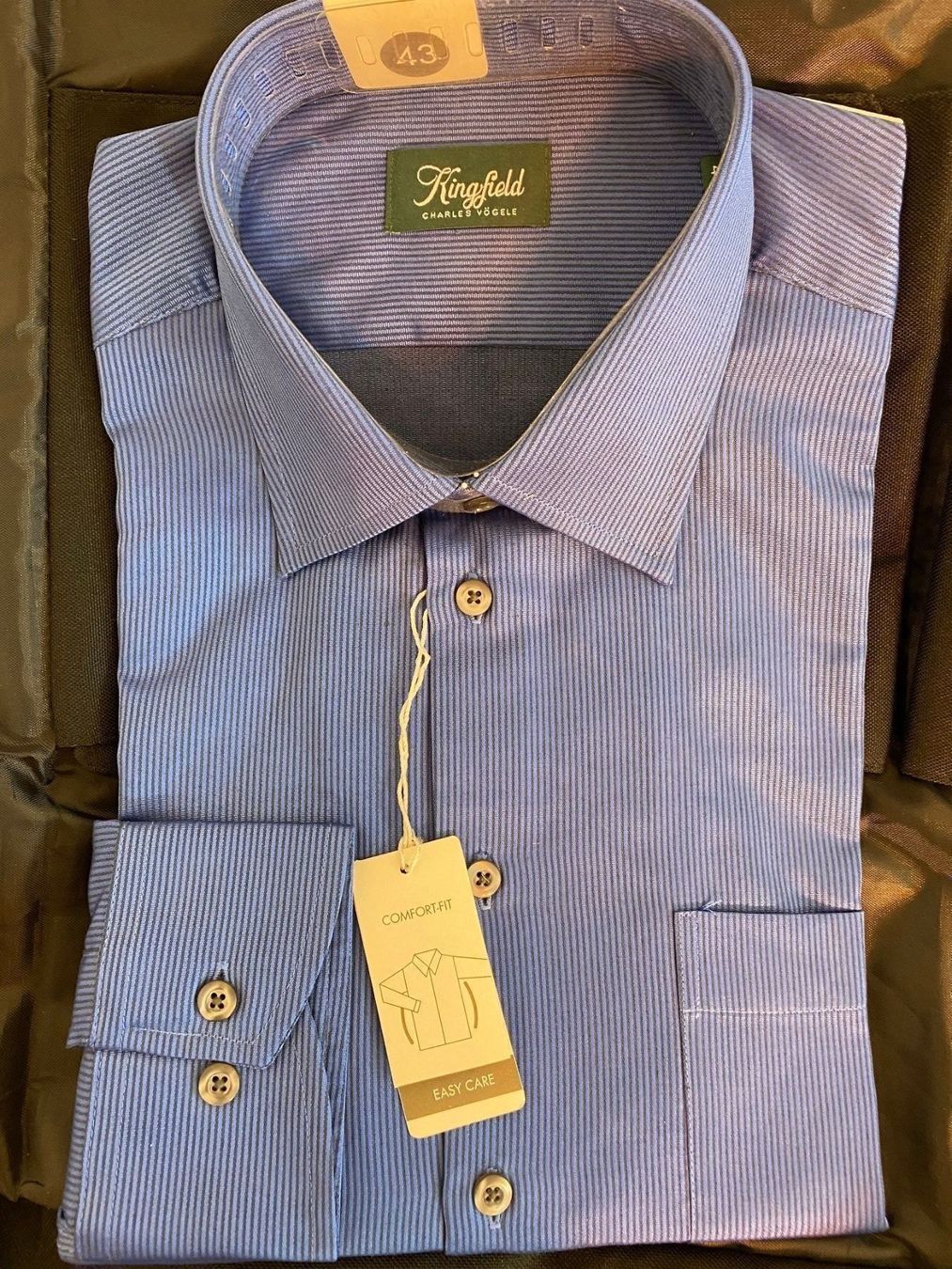 Camicie: Chemise à manches longues bleu. – Nuovo (secondo la descrizione) da Clarens venduto da Surcouf91