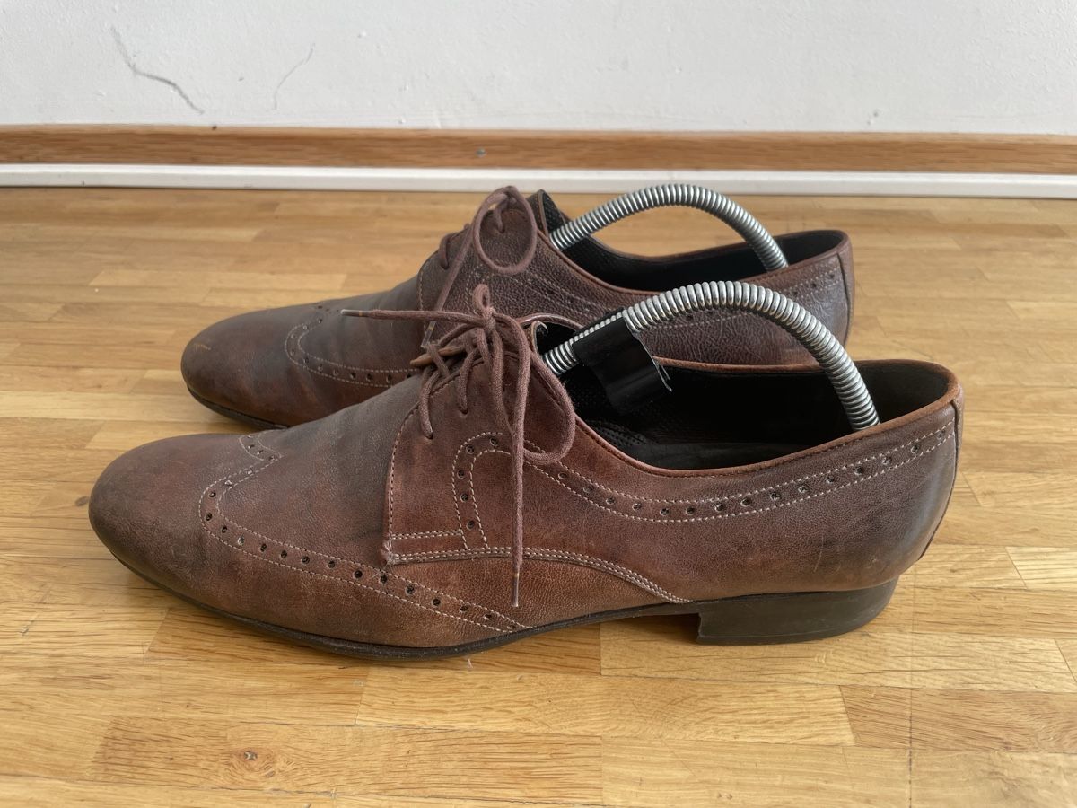 Scarpe da uomo: Braune Halbschuhe - Gr.43.5 – Usato da Zürich venduto da Maxim0357 2