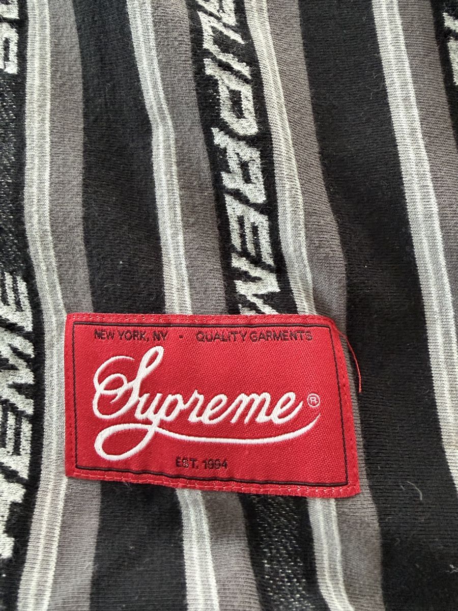 Camicie: Supreme Baseball Jersey schwarz/grau, Grösse M – Usato da Goldau venduto da filiorum