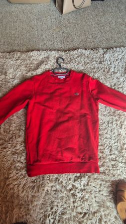 Lacoste Sweatshirt rot Grösse S guter Zustand