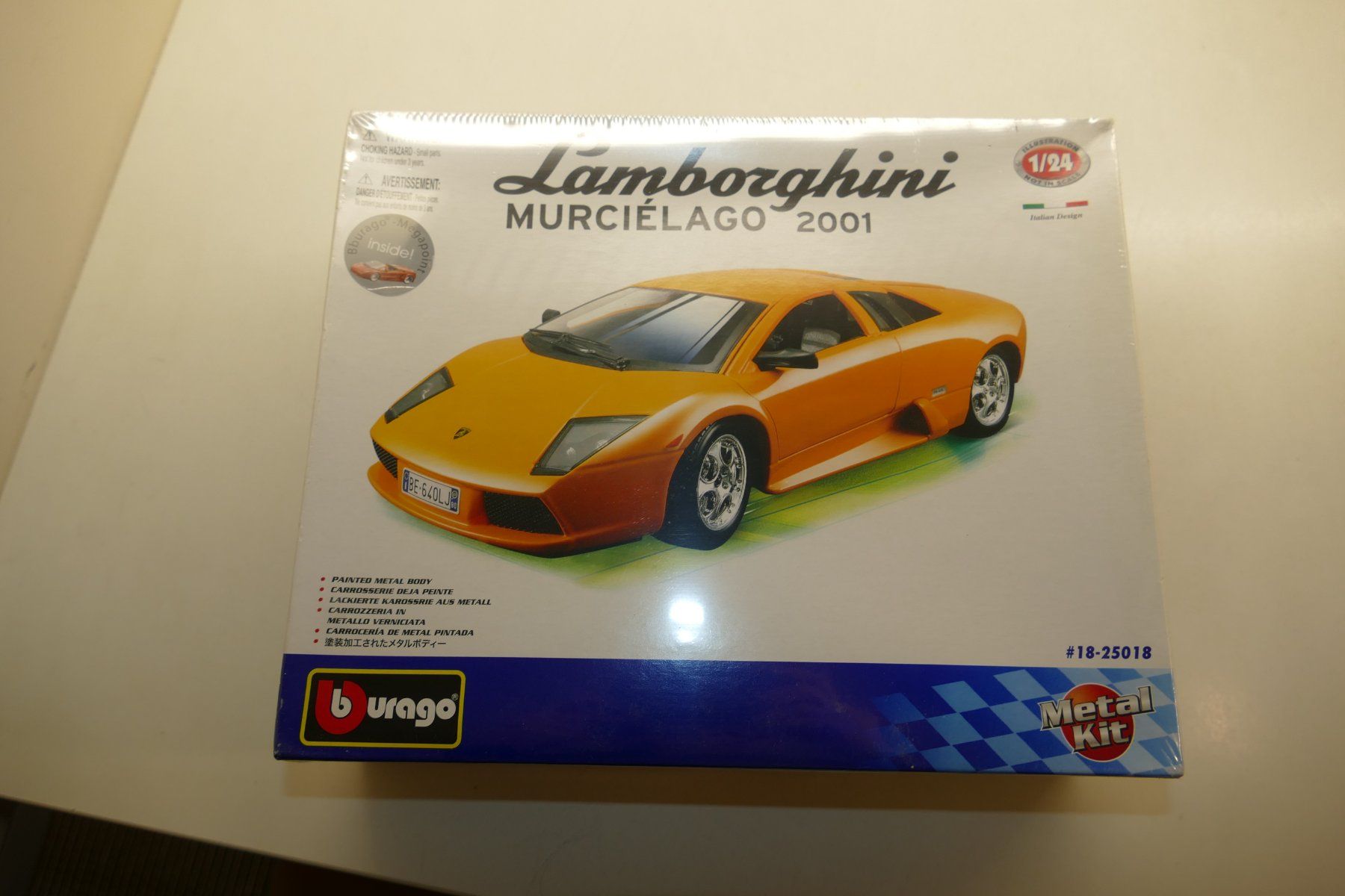Bburago Modellini d'auto: Burago 1:24: Lamborghini Murcielago 2001 gelb – Nuovo e nell'imballaggio originale da Niederhasli venduto da rail-duerst