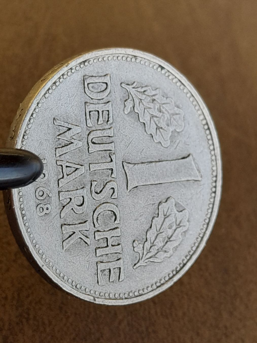Alle Münzen: 1 Mark 1968 d Deutschland  – Gebraucht aus Basel von Basel_20 3