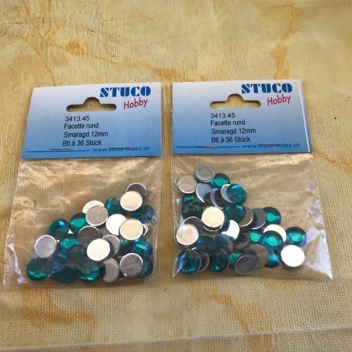 Perle (finte): LOT FACETTE RUND 12MM – Nuovo e nell'imballaggio originale da Ostermundigen venduto da crazy-horse-1840