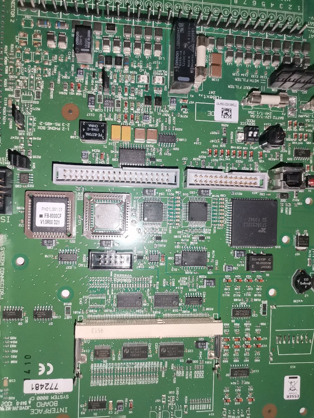 Honeywell Componenti elettronici: ESSER by Honeywell Interface Board 772481 (System 8000) – Usato da St. Gallen venduto da Bir_Rer 1