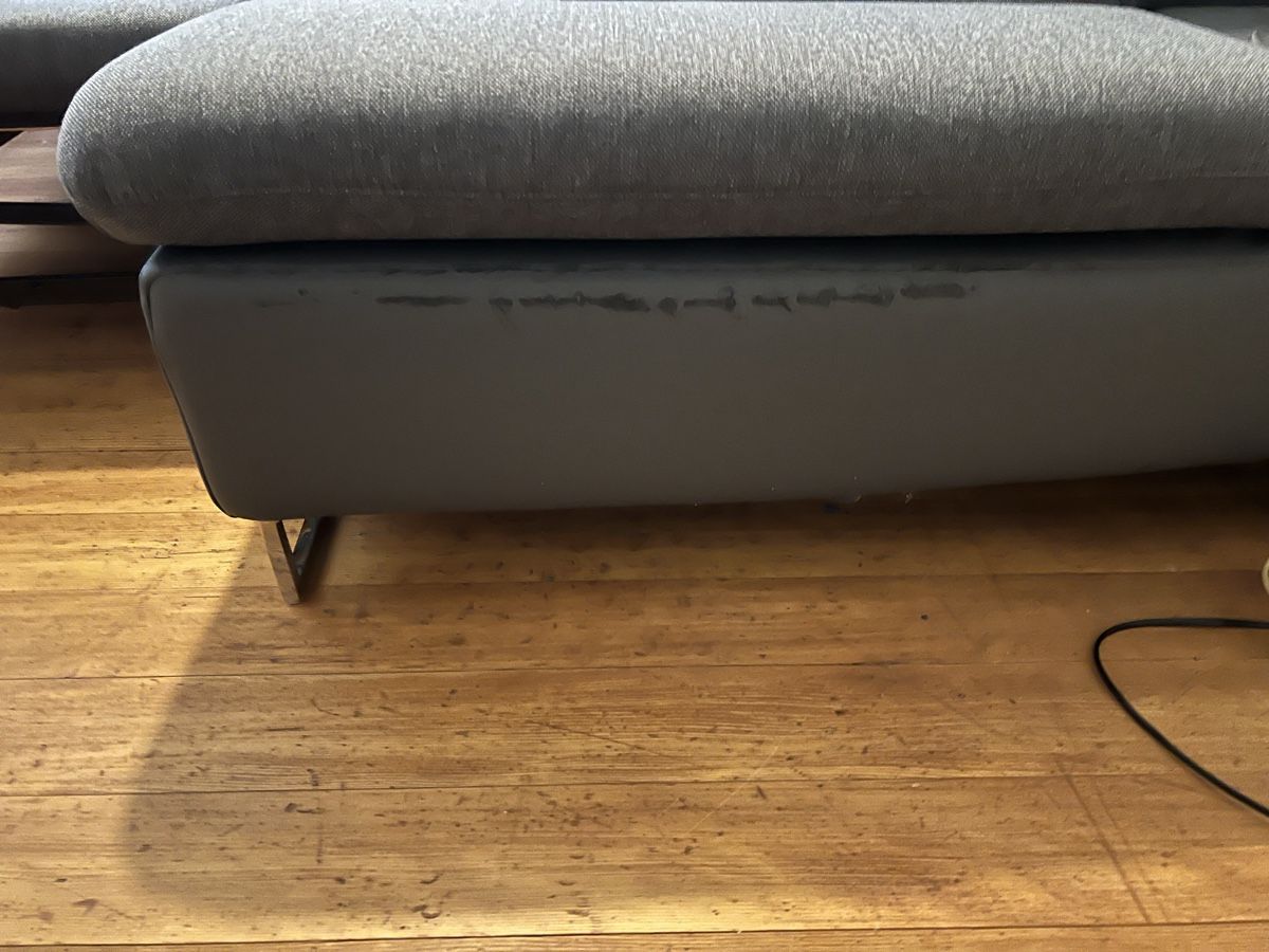 Sofas: Ecksofa grau mit Schlaffunktion – D'occasion à Dachsen par tim_8b6n 3