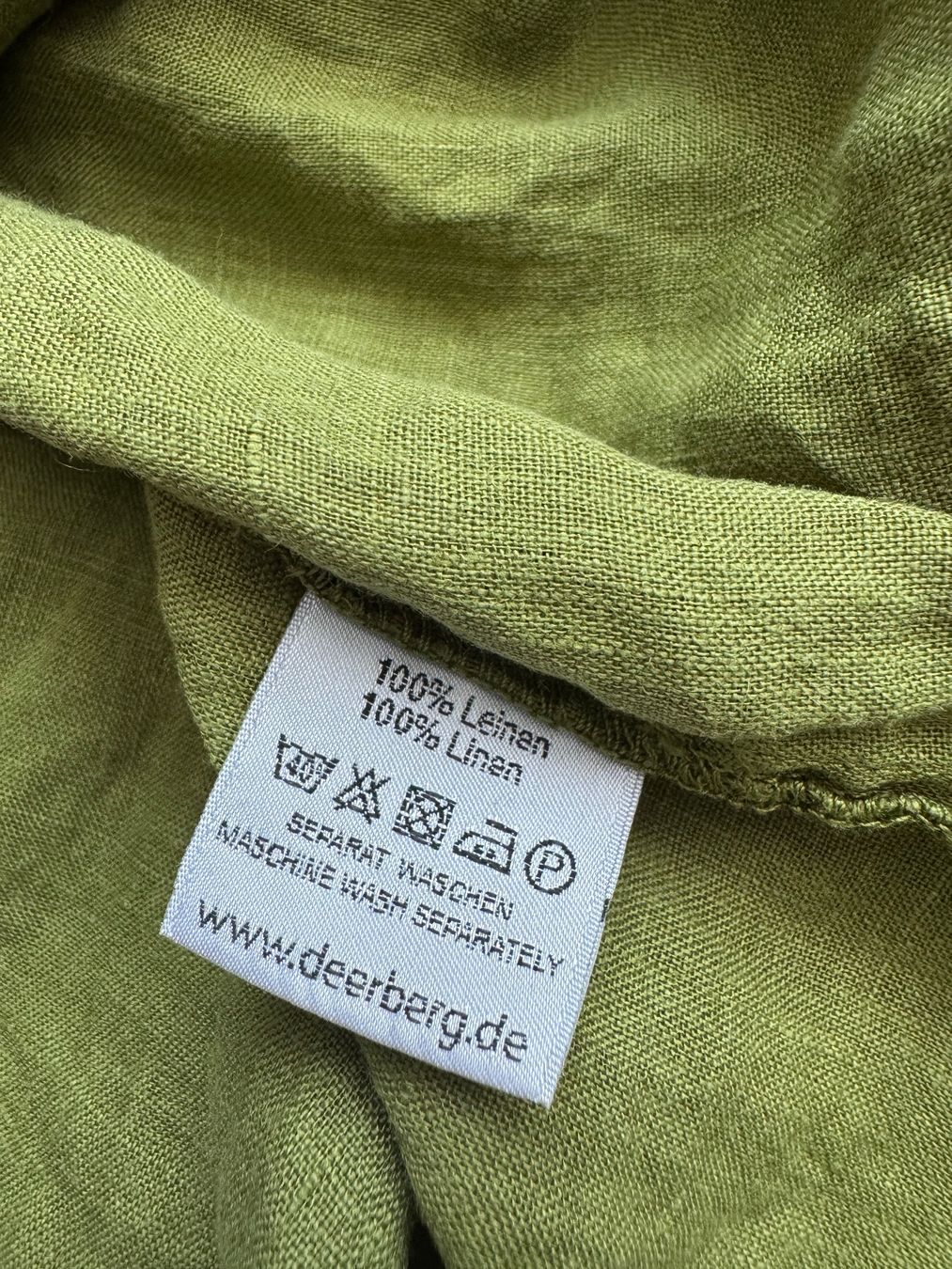 Deerberg Vestiti: Deerberg Leinenkleid 100% Leinen – Usato da Obfelden venduto da cesarina10 9