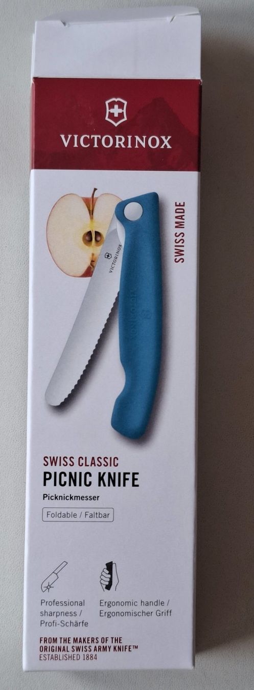 Victorinox Zubehör: Picknickmesser PICNIC KNIFE SWISS CLASSIC – Neu und originalverpackt aus Grenchen von Schlussliecht