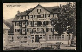 AK Gonten, Kurhaus Jakobsbad, 1924