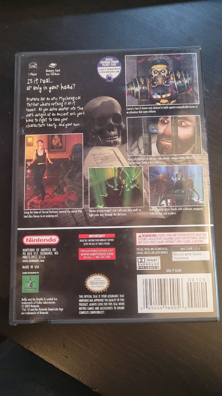 Nintendo Giochi: Eternal Darkness: Sanity's Requiem GameCube Version USA – Usato da Morges venduto da ric_sh6k 3