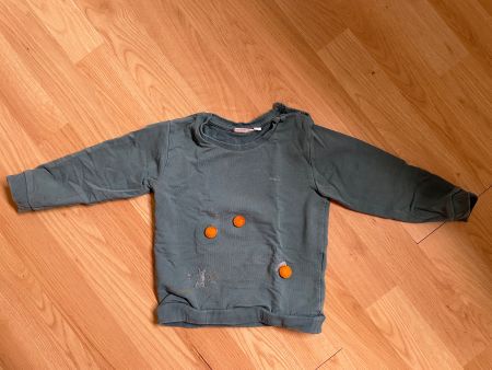 Süsser Pullover mit Hasen-Motiv von 'Name it', blau, Gr. 86