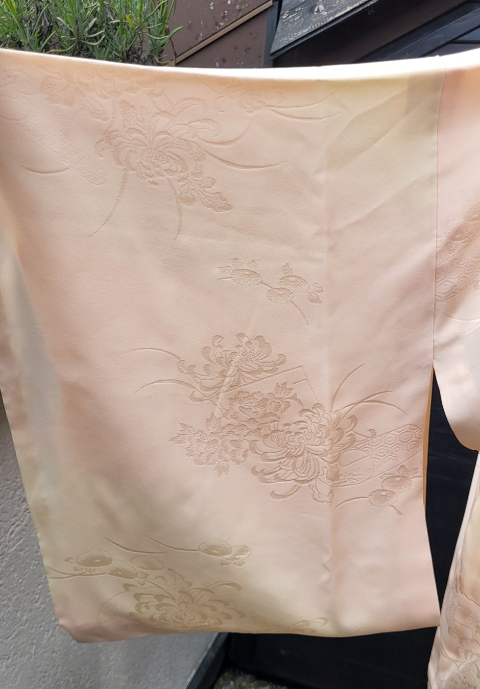 Internationale Kunst: Kimono japonais crème- pink – Neu (gemäss Beschreibung) aus Fribourg von VictoriaShop7 5