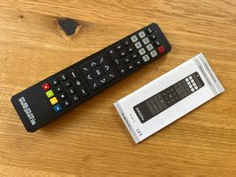 Fernbedienung, für bis 8 Geräte programmierbar (TV, DVD,..)