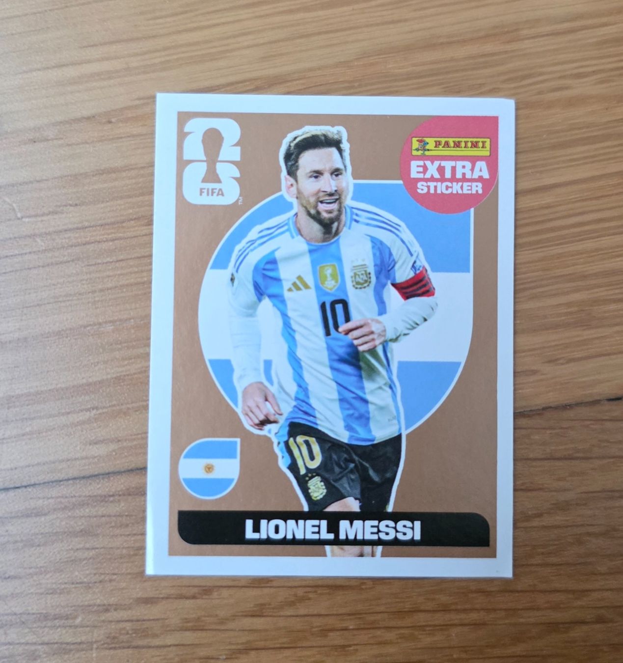 Panini Carte collezionabili: Panini Extra Sticker WM 2026 - Lionel Messi – Nuovo (secondo la descrizione) da Niederhasli venduto da RTL2014