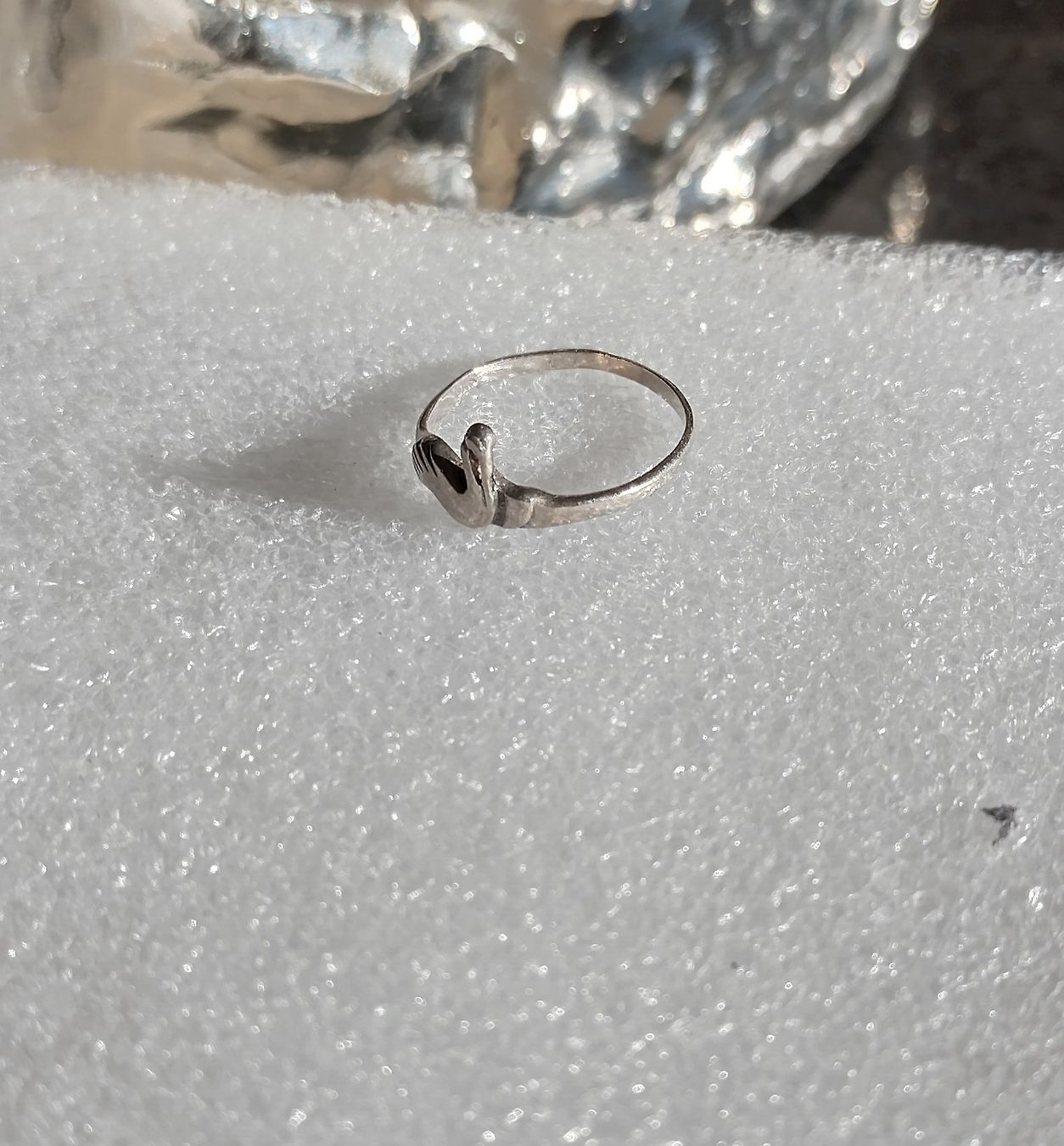 Anelli: SCHWAN VOGEL RING SILBER 925 WASSERVOGEL – Usato da Romanshorn venduto da Stubsinator 3