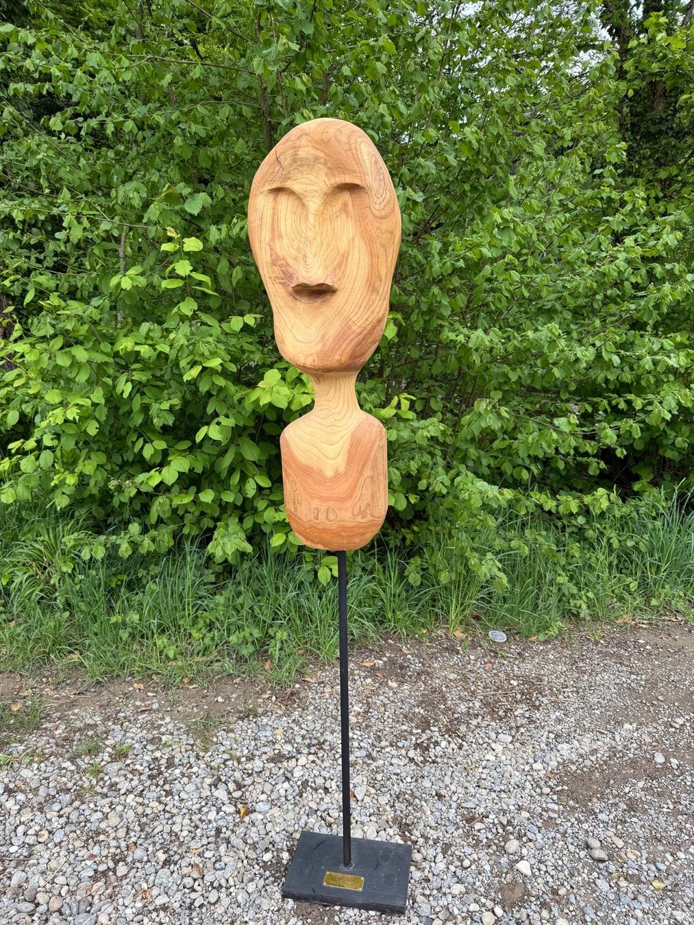 Skulpturen & Statuen: Holzskulptur "Kopf" von Georg Achermann – Neu (gemäss Beschreibung) aus Nürensdorf von Juergb