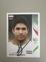 WM 2006 Sticker Vahid Hashemian Signiert
