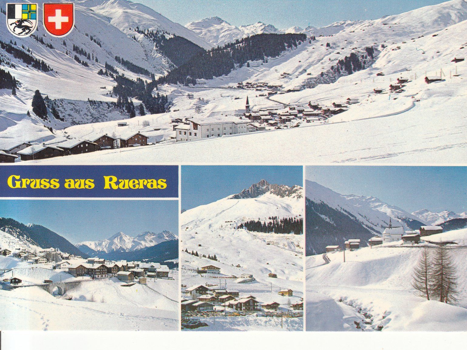 Cartoline postali: Rueras 1994 – Usato da Bürglen TG venduto da StampGraf