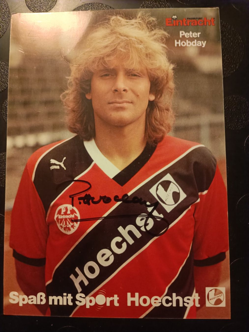 Autografi: Peter Hobday - Eintracht Frankfurt - handsigniert – Usato da Menziken venduto da Artographs