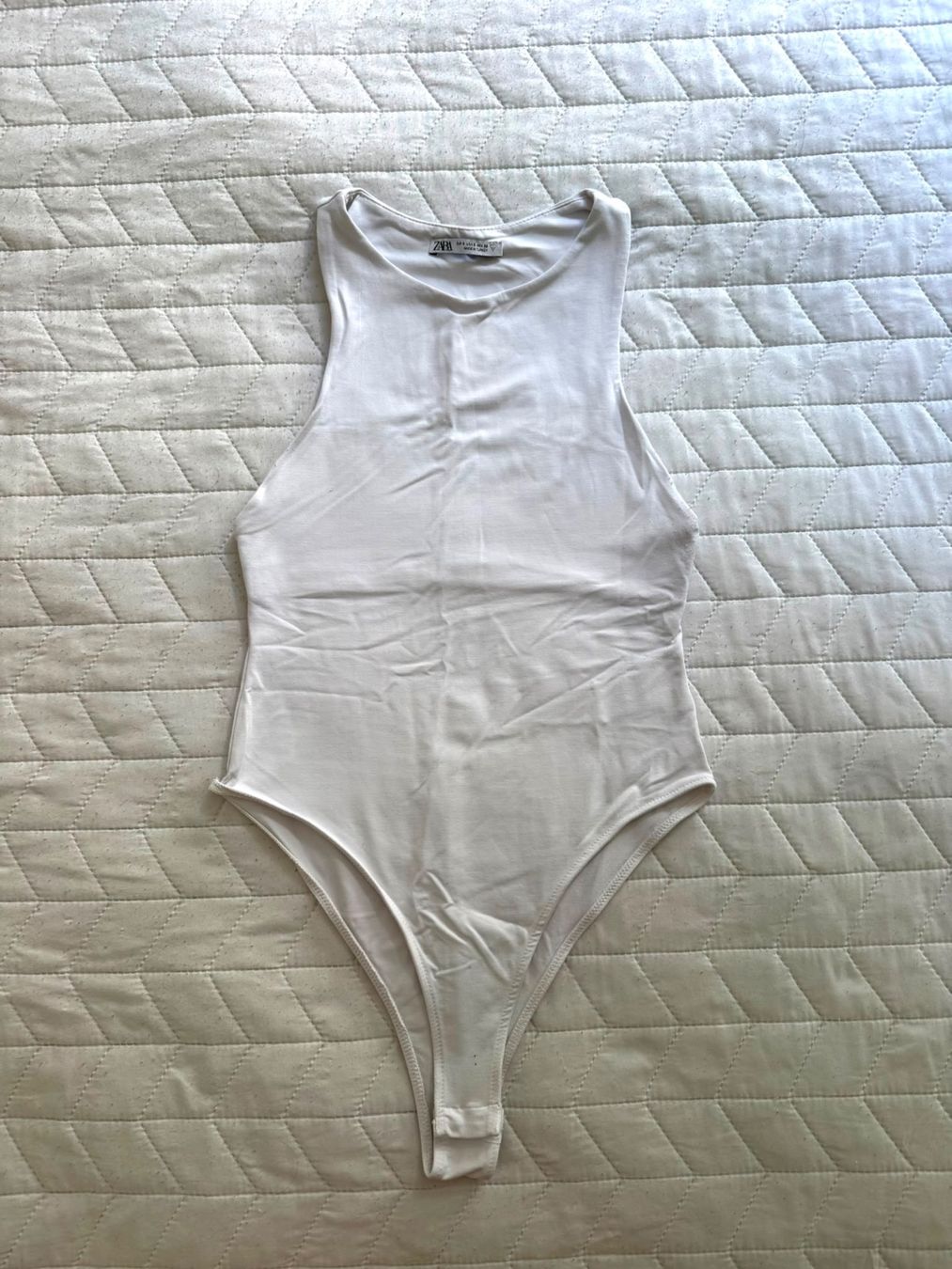 Zara Top: Body blanc taille S bon état – Usato da Collonge-Bellerive venduto da mat_fvx2 1