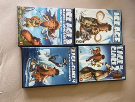 Lot DVD 4 films Ice Age très bon état