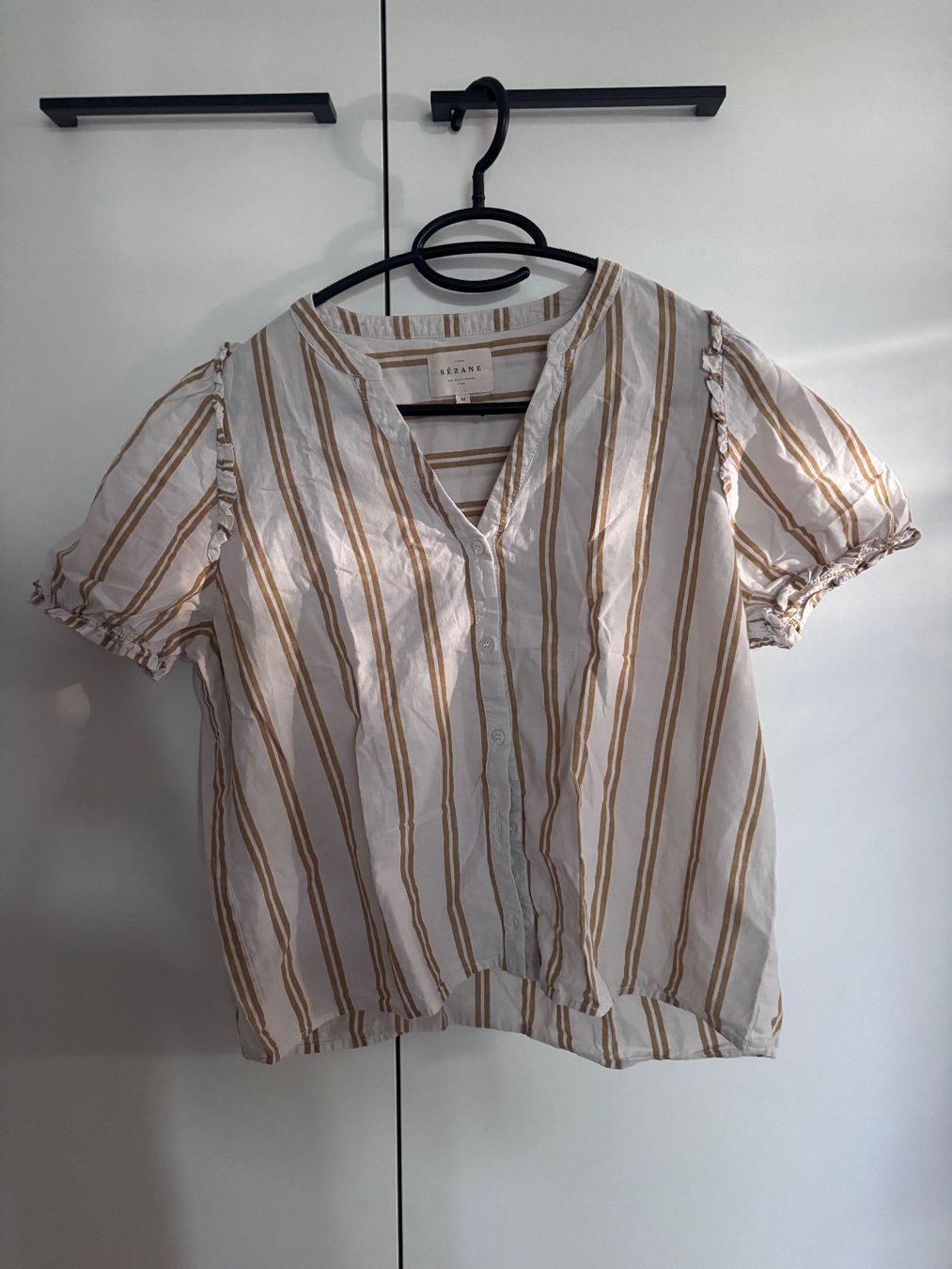 Sezane Camicette: Sezane Bluse aua Leinen und Baumwolle – Usato da Winznau venduto da Lauralavera1