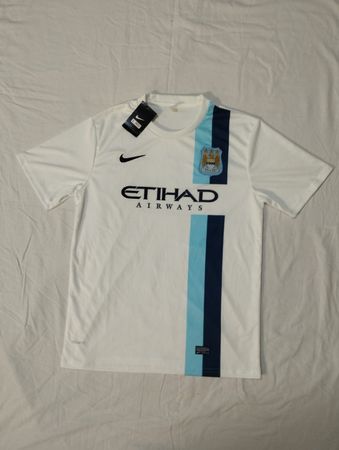 Manchester City Fussballtrikot weiss Nike Grösse L
