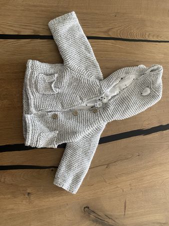 Süsser Strickjacke Baby Jacke Gr 50/56, Top Zustand!