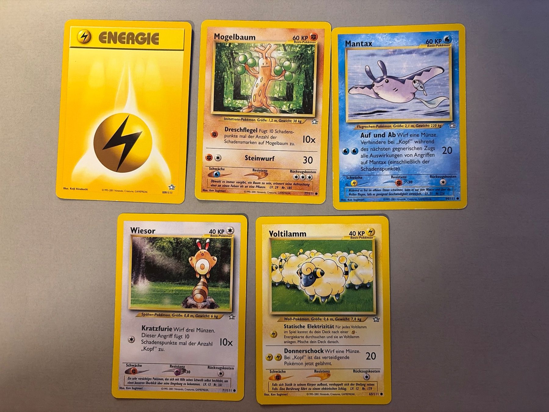 Pokémon Carte collezionabili: Neo Genesis 20 verschiedene Karten – Usato da Kehrsatz venduto da Riyouu 4