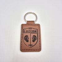 FC Luzern Schlüsselanhänger aus Kunstleder mit Lasergravur ?