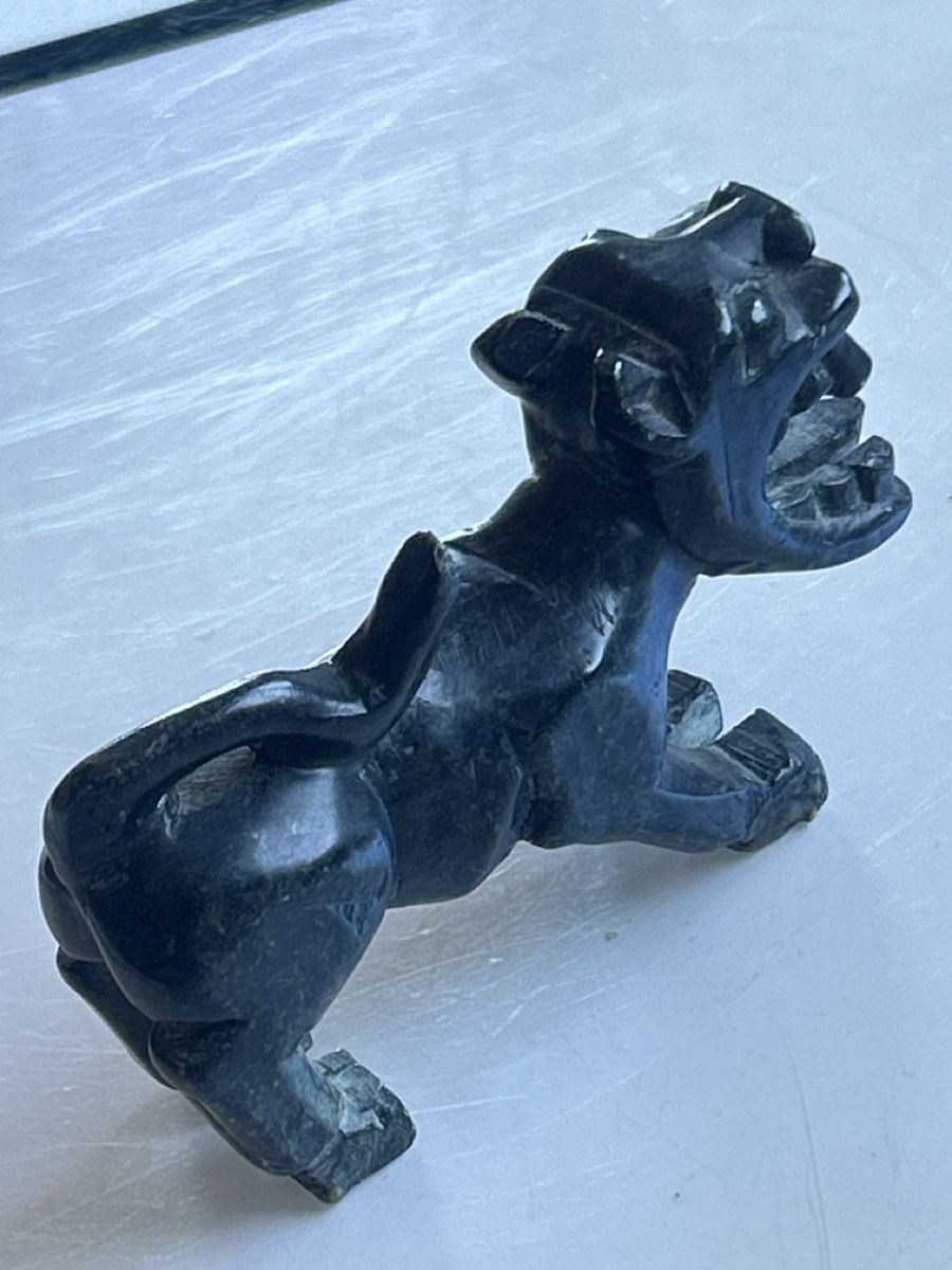 Figuren: Dekorative Figur schwarzer Panther (S22) – Gebraucht aus Neuenhof von bro_9zsg
