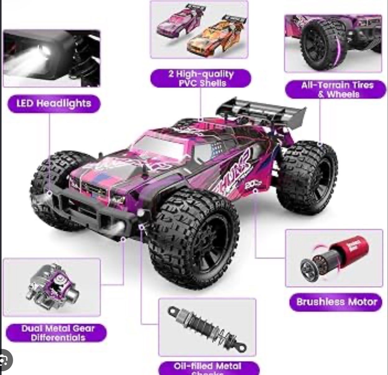 Modellismo RC: Voiture télécommandée haute vitesse – Nuovo (secondo la descrizione) da Agiez venduto da chyvy