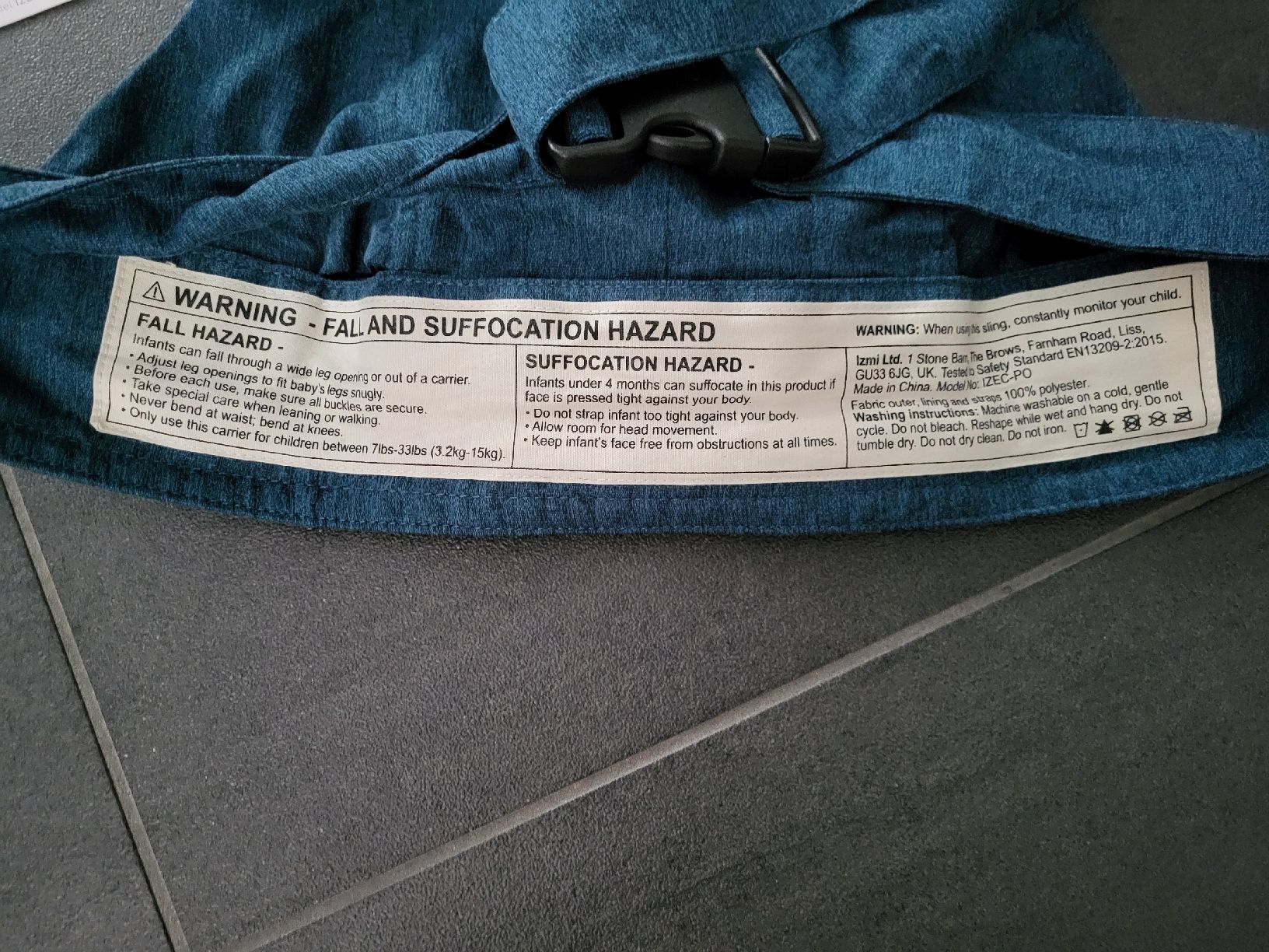 Porte-bébés ventraux & dorsaux: IZMI Babytrage - Versand möglich – Neuf (Voir description) à Matzendorf par hauli2 2