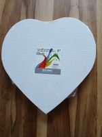 Heart Shaped Canvas, 30x30cm, for Painting, NEW! 🎨🖼️