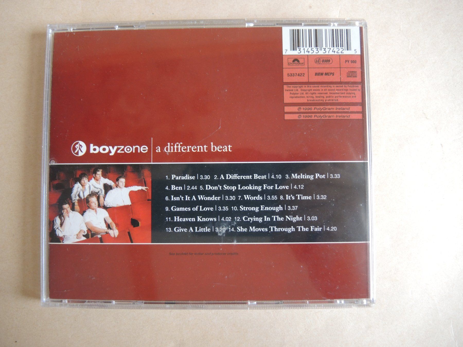 CD: Boyzone - A Different Beat CD Album 90er Kult – Usato da Rorschach venduto da maeck8 2