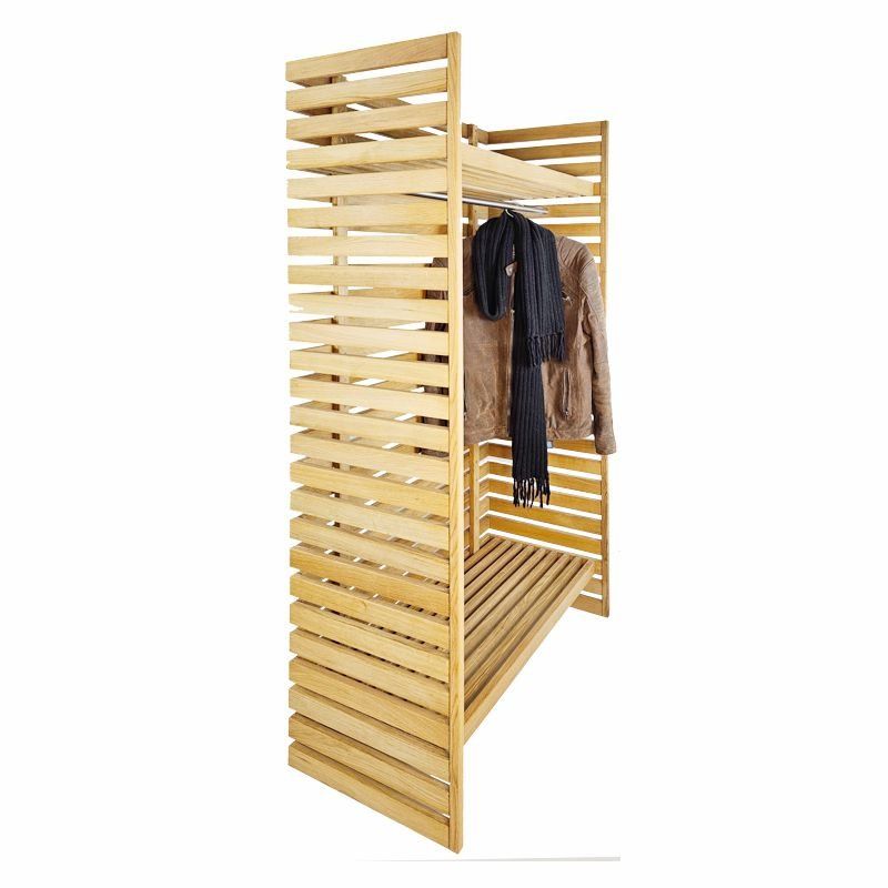Guardaroba: Garderobe, Eiche massiv – Usato da Reinach BL venduto da factory-shops