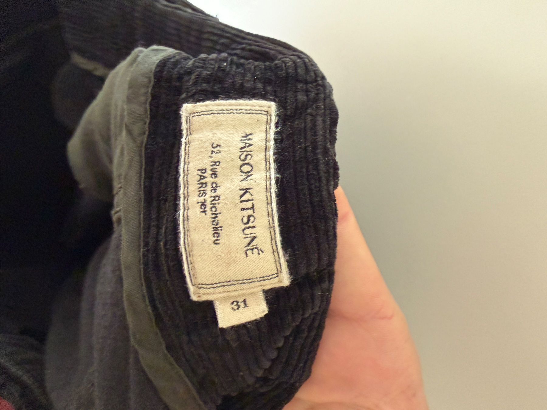 Pantaloni: Maison Kitsune cordhose, dark green – Usato da Zürich venduto da leo_bg8x 2