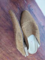 sandales type "Babouche" dorées