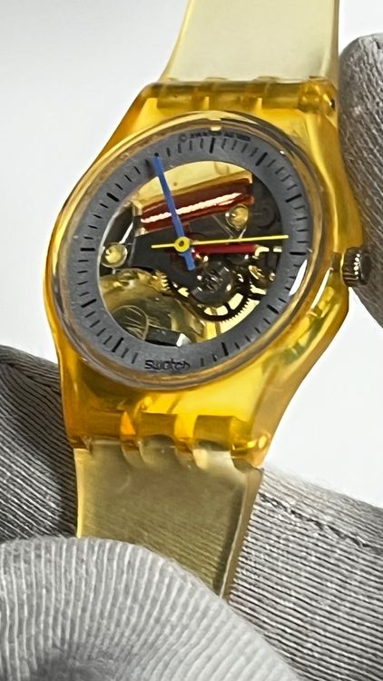 Swatch Gold Transparent Rarität 3