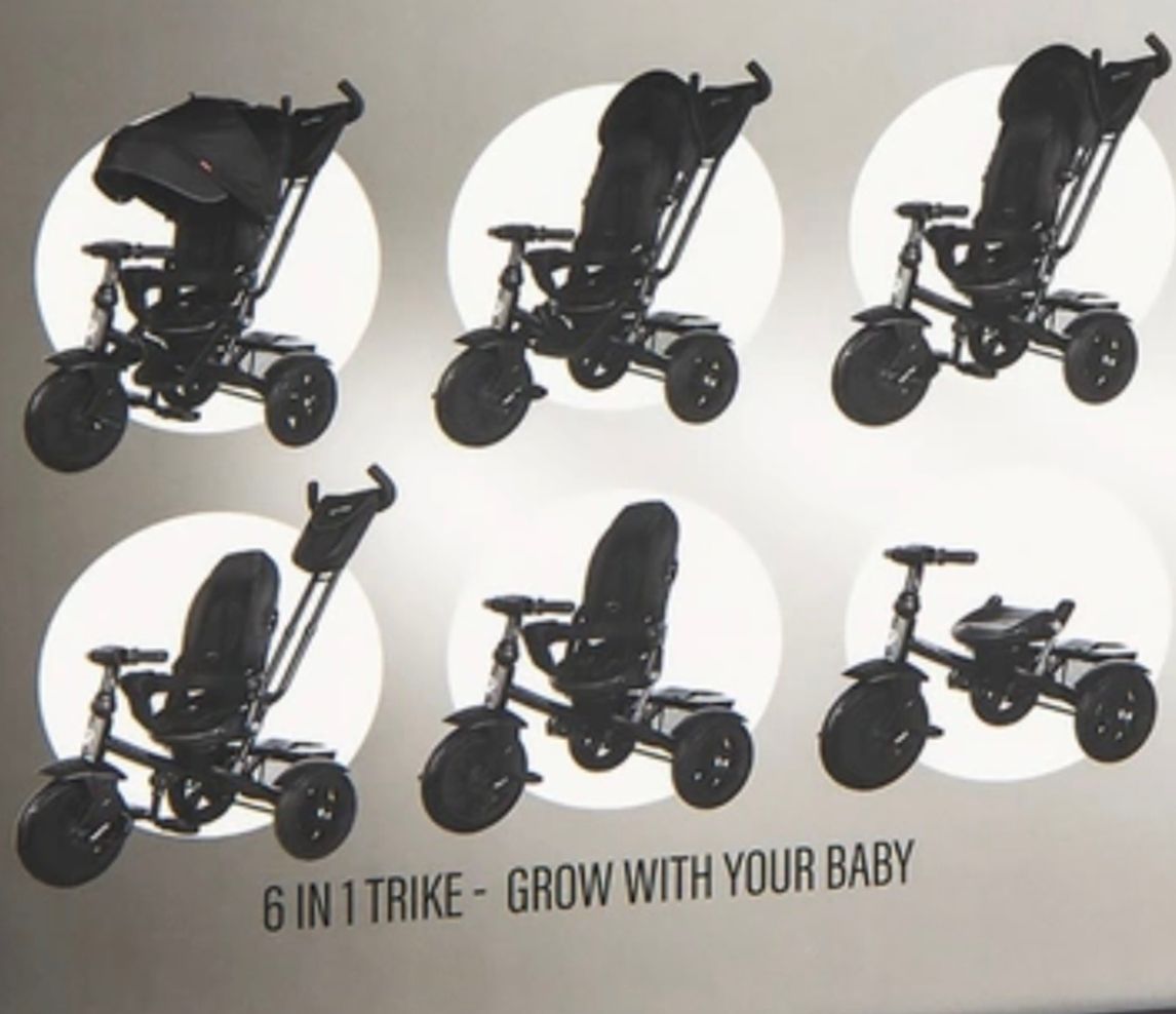 Veicoli per bambini: Dreirad QPlay Premium schwarz – Usato da Obergösgen venduto da SMOCARS 1