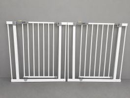  Hauck Schutzgitter weiss 2er Set guter Zustand
